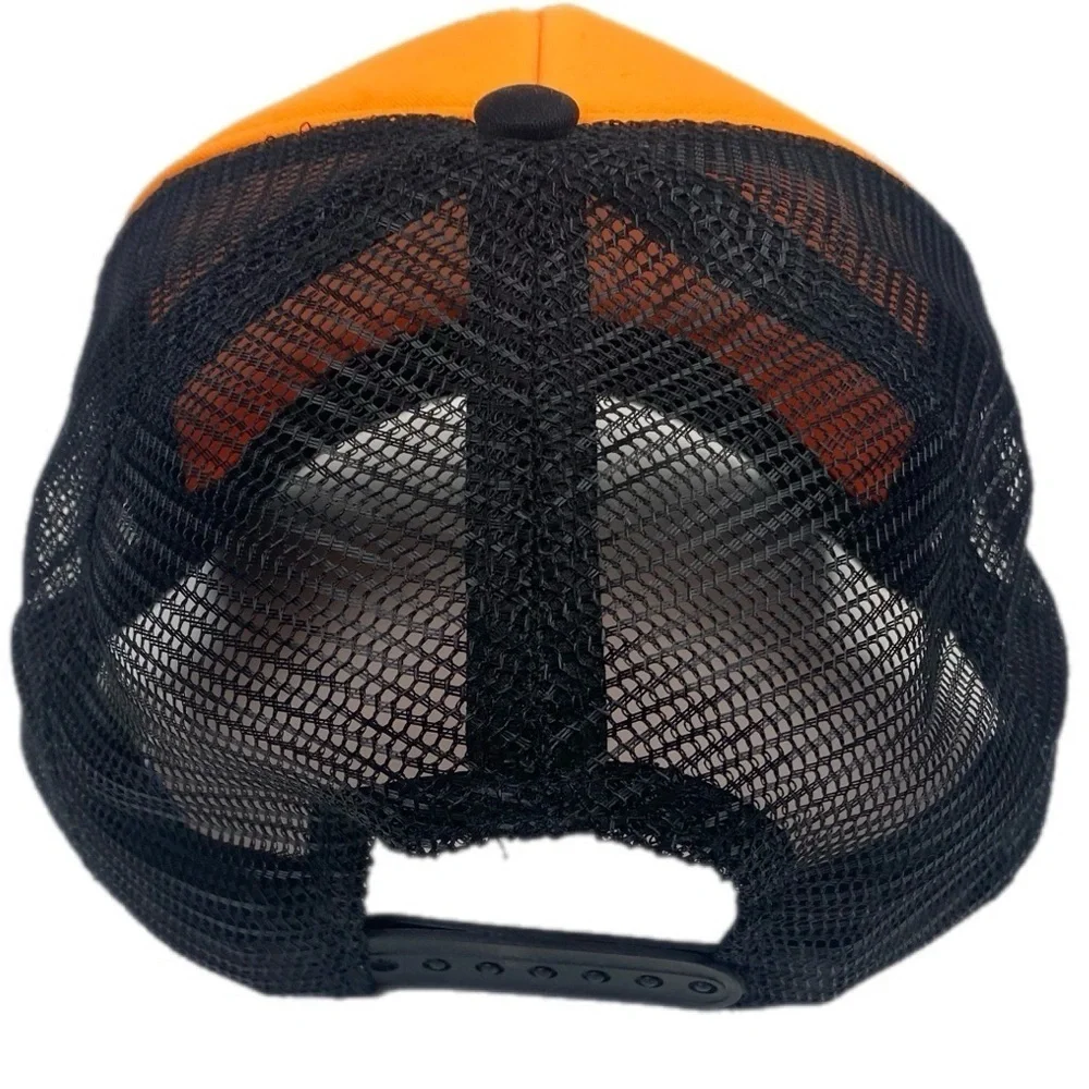 Hawaiian Headwear Kids’ Maui Shaka Orange Black Snap Back Adjustable Trucker Hat